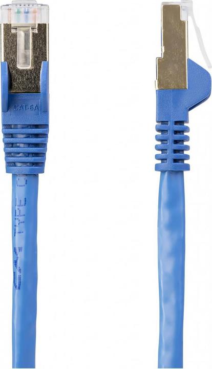 Actual product image StarTech Patch Cable Cat6a 1m Blue (STP, CAT6a, 1 m)