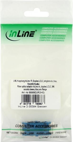 Produktbild InLine LWL Kupplung