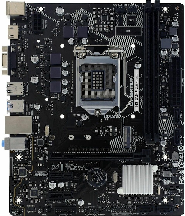 Actual product image Biostar H510MHP 2.0 (LGA 1200, Intel H510, mATX)
