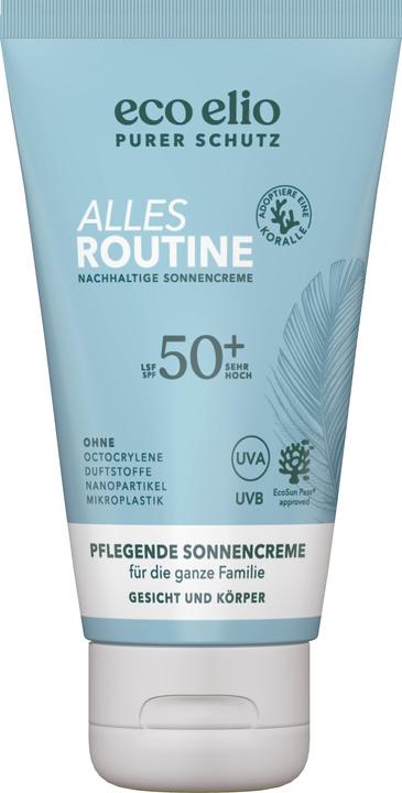 Actual product image Eco Elio Alles Routine (Suntan cream, SPF 50+, 75 ml, 101 g)