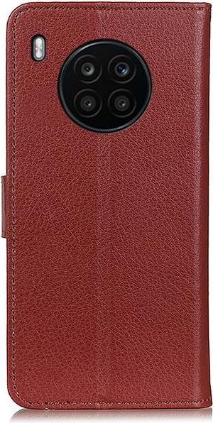 Actual product image MU Classic Litchi Leather Bookcover Series (Honor 50 Lite, Huawei Nova 8i)