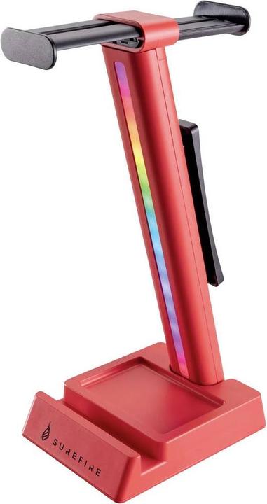 Verbatim Vinson N1 Headset Stand Red Dual Balance Gaming Headset RGB