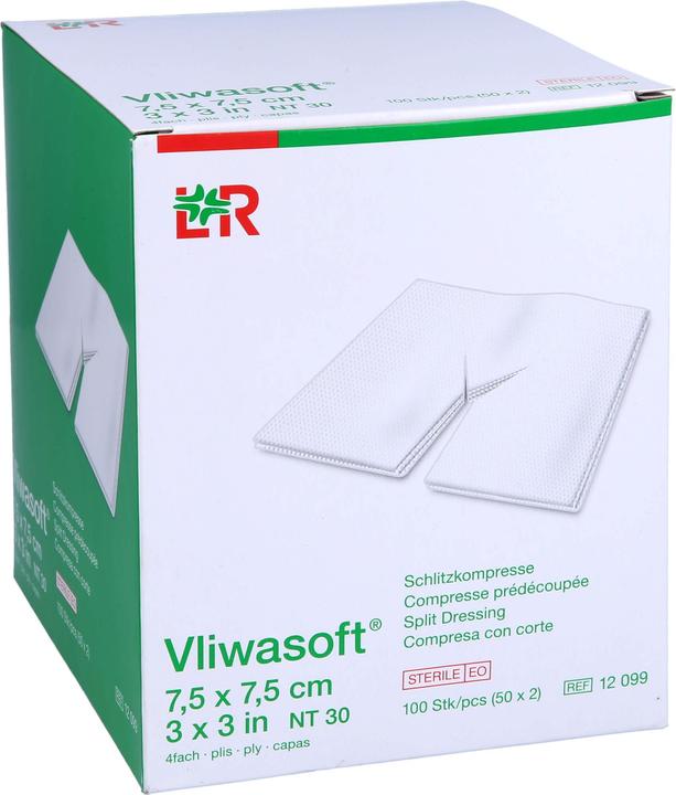 Actual product image Lohmann & Rauscher Slit compresses with Y-cut