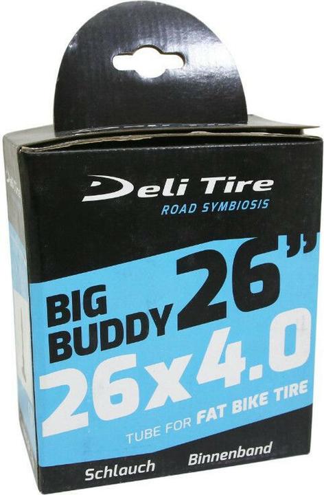 Deli Tire presta valve air chamber deli fatbike 26 x 3.50-4.00 (Presta (SV), 26", 101.60 mm)