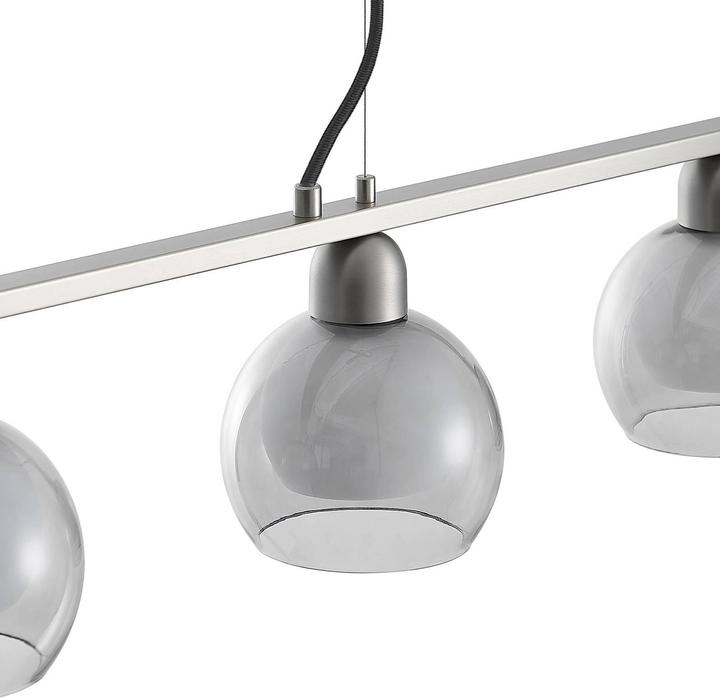 Produktbild Lucande Kaiya 4 Pendelleuchte Nickel (E14)