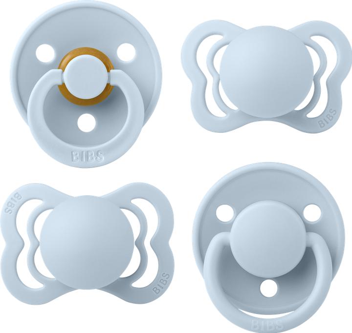 Image du produit Bibs tétine Try-It Collection, bébé bleu (4 x, jusqu'à 6 M.)