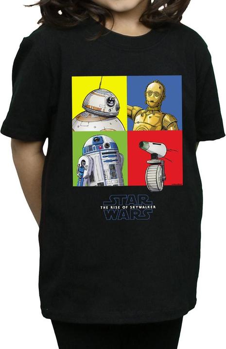 Immagine prodotto Star Wars The Rise Of Skywalker Droid Squares Maglietta Ragazze (104)