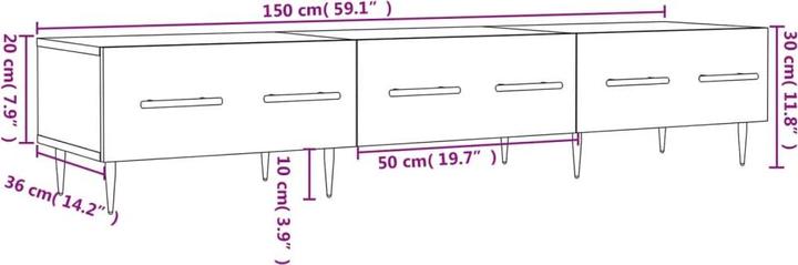 Produktbild vidaXL TV-Schrank (150 x 36 x 30 cm)