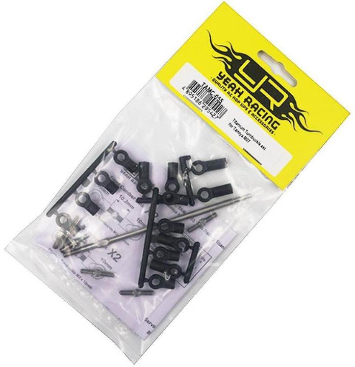Produktbild Yeah Racing Titanium Turnbuckle Set Tamiya M-07