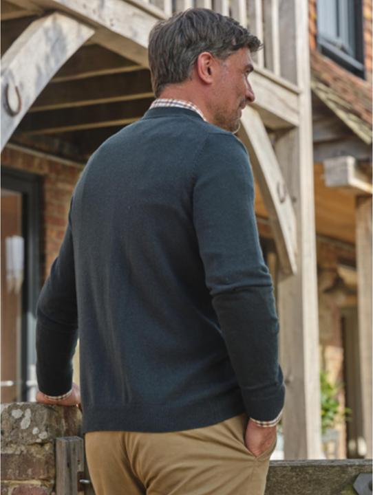 Produktbild Woolovers Strickjacke VAusschnitt Kaschmir (L)