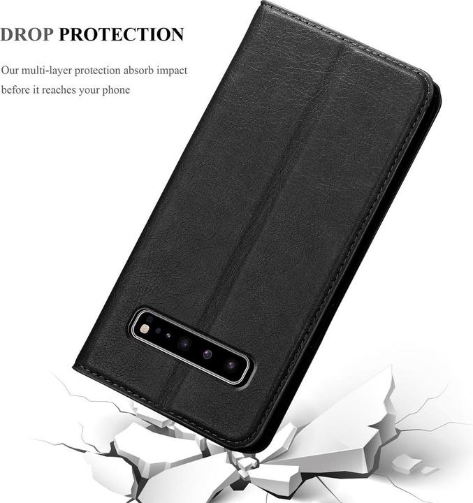 Actual product image Cadorabo Book Invisible Magnet Cover (Samsung Galaxy S10 5G)