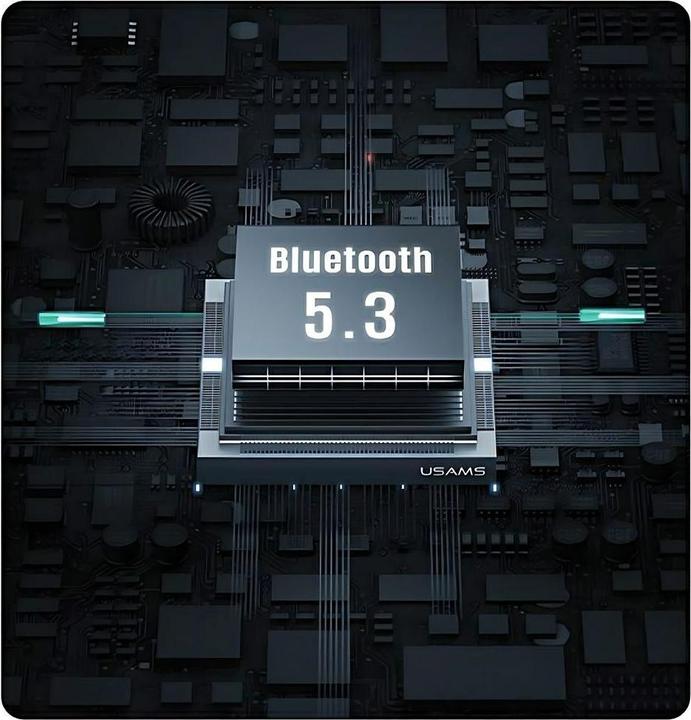 Actual product image Usams Słuchawki Bluetooth 5.3 TWS X-don series bezprzewodowe biały/white BHUENCXD02 (US-XD19) (6 h, Wireless)