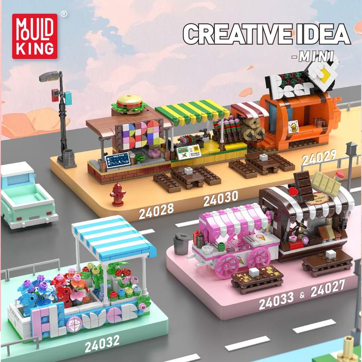 Actual product image Mould King BBQ stand