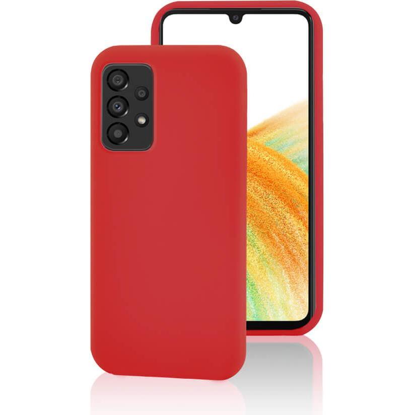 Fongex Galaxy A33 - Pure Touch Silikonhülle rot (Samsung Galaxy A33 5G), Smartphone Hülle, Rot