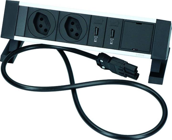 Produktbild Evoline Steckdoseneinheit Dock Square (1 Stk.)