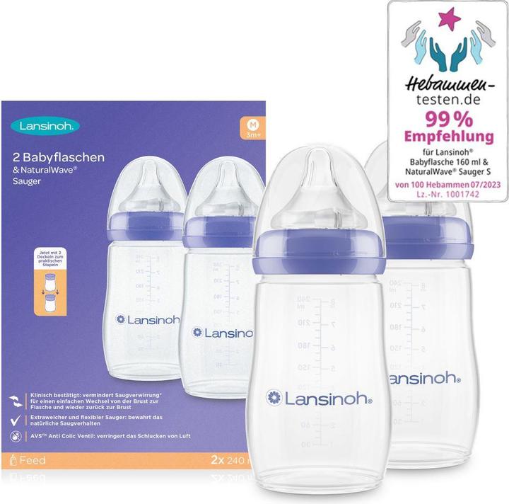 Actual product image Lansinoh BABYFLA 240ML+M (240 ml)