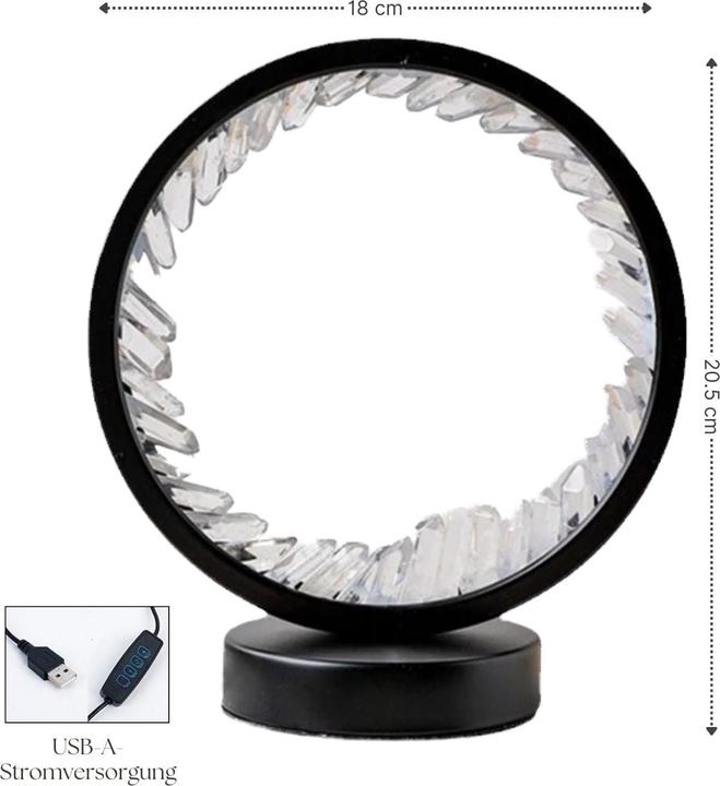 Immagine prodotto Hermex Lampada da tavolo decorativa Lampada da comodino Luce notturna Lampada da camera da letto Luce