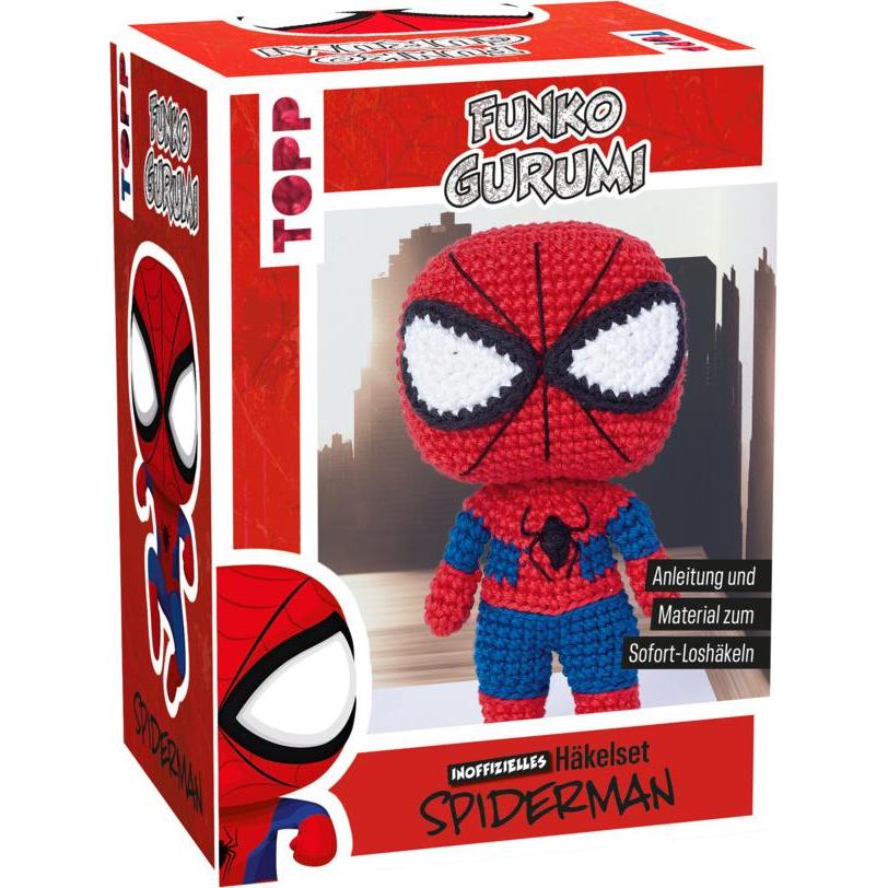 Frech Funkogurumi Spiderman. Das inoffizielle Häkelset, Handarbeitsset, Mehrfarbig