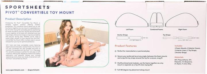 Actual product image Sportsheets Pivot Convertible Toy Mount