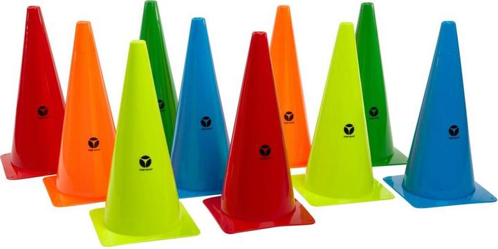 Actual product image Tanga Sports Marking cone set of 10 MAXI