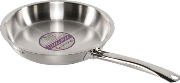 Actual product image de Buyer PRIM'APPETY frying pan Ø28cm, induction (28 cm, Frying pan, Stainless steel)