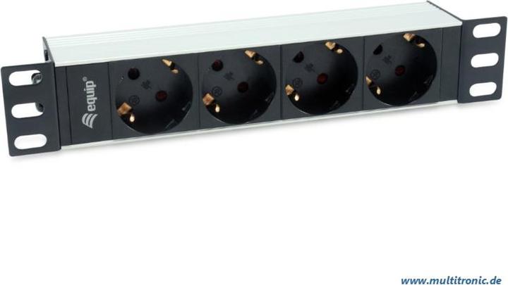 Actual product image equip Power strip 1HE4fach Schuko.CEE.Kabl.si (4 x, CEE 7/3, 1.50 m)