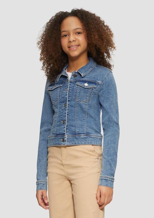 Image du produit S.Oliver Indoor-Jacke Jeansjacke mit Used-Effekt (134, 140)