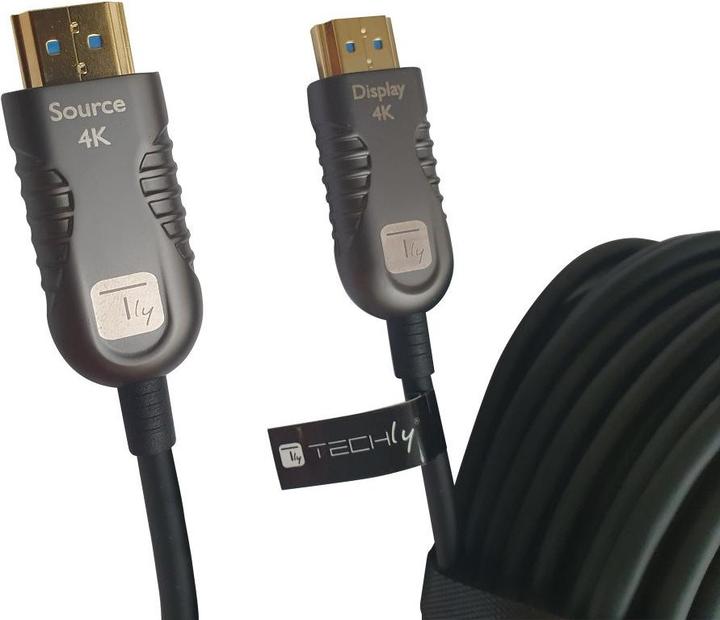 Actual product image EFB Elektronik GmbH HDMI2.0 AOC LWL Cable 30 m, The Active High Speed HDMI Audio Video Cable is characterized by ei (30 m)