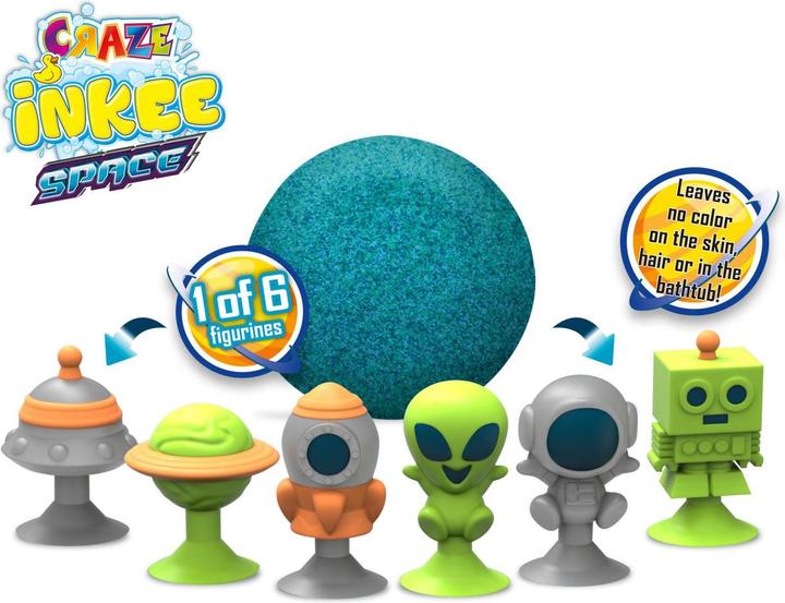 Produktbild Craze Badekugel Inkee: Mit Überraschung – Space (Badekugeln, 80 g)
