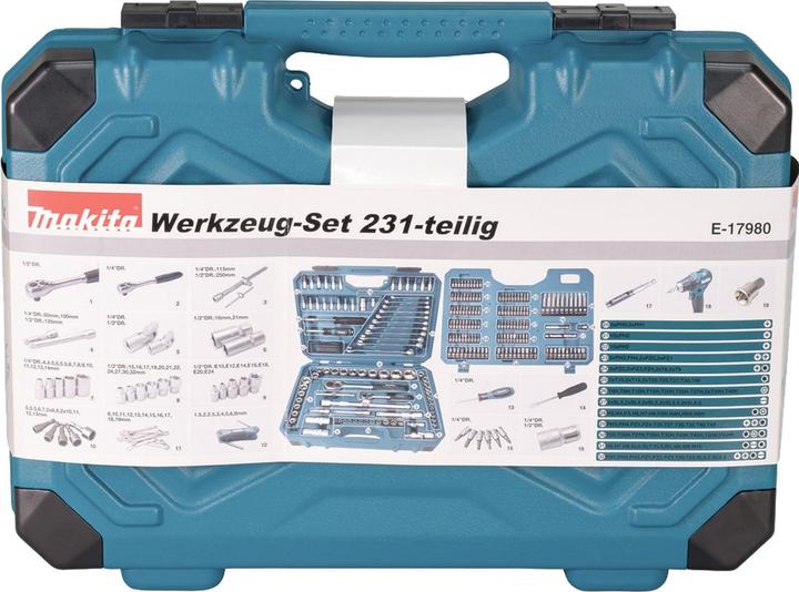 Produktbild Makita Handwerkzeug-Set (231 Teile)