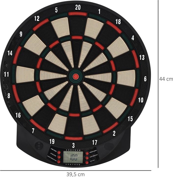 Image du produit Homcom Cible de fléchettes électronique