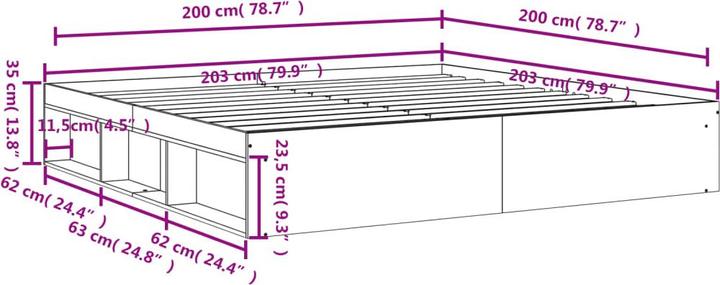 Actual product image VidaXL Honour (200 x 200 cm)