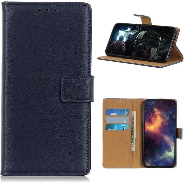 Thumbnail - MU Classic Classic II Leder Bookcover Series (Samsung Galaxy A42 5G), Smartphone Hülle, Blau