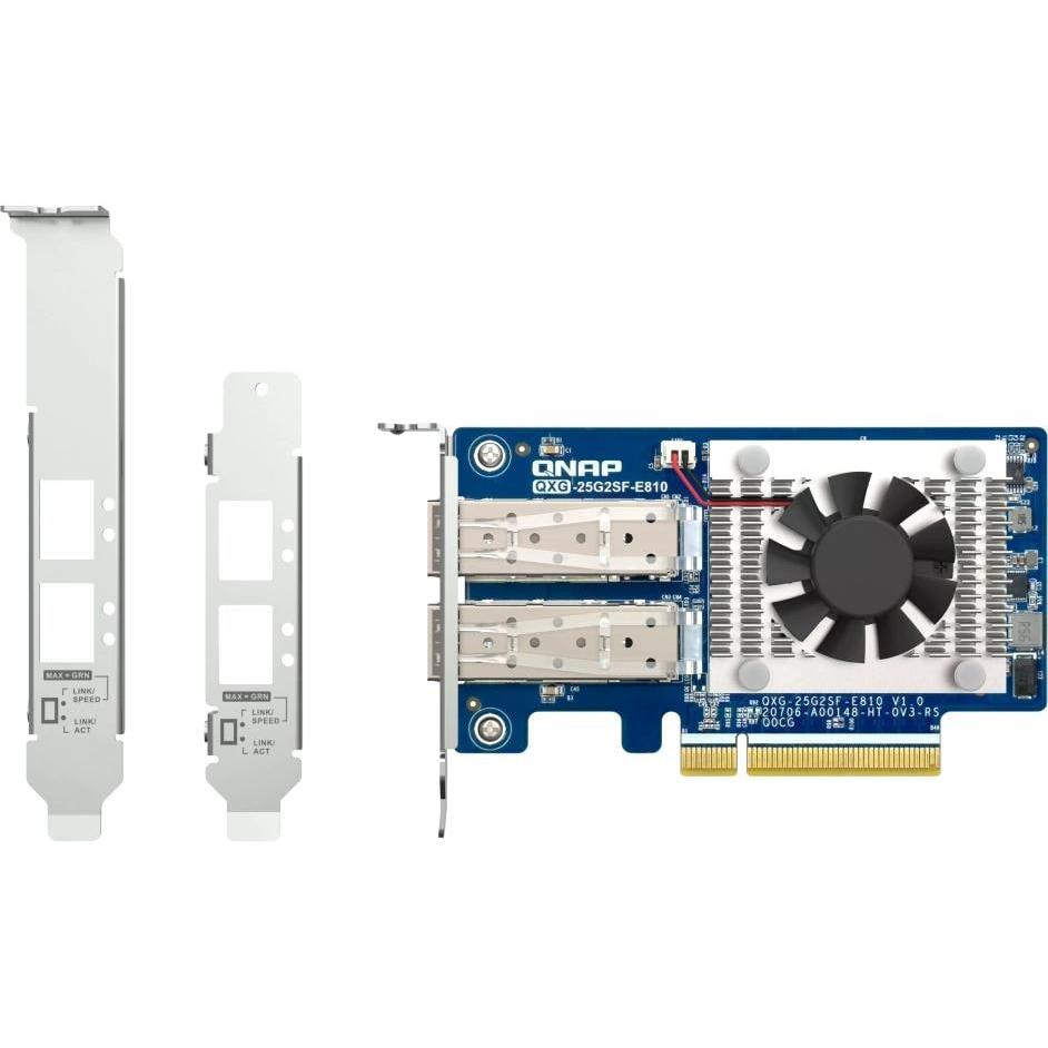 Thumbnail - QNAP 2PORT SFP28 25GBE NW EXP CARD, NAS Zubehör