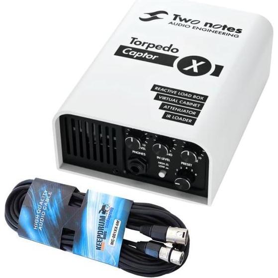 Two Notes Torpedo Captor X 8 Ohm mit XLR-Kabel, Effektgerät