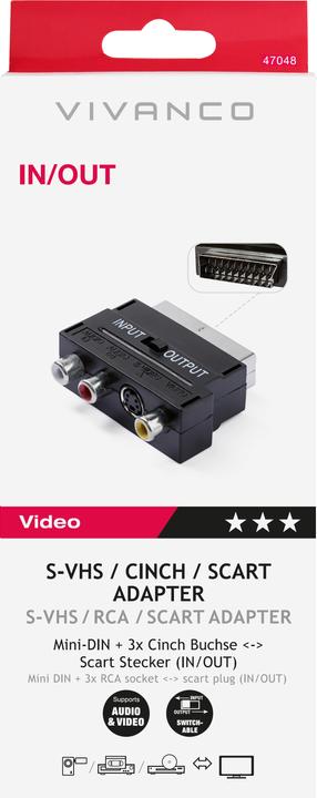 Actual product image Vivanco Video adapter