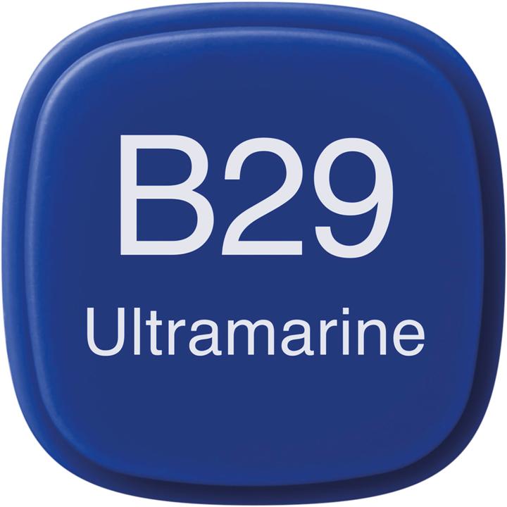 Actual product image Copic Graphic marker Classic type B - 29 (B29 - Ultramarine, 1 x)