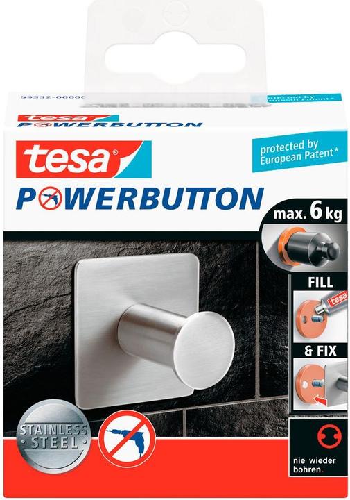 tesa Powerbutton Doppelhaken Classic