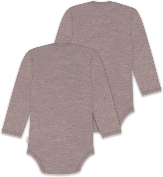 Produktbild Normani 2er Pack Baby Merino Body Langarm „Auckland" - 9377 (98)