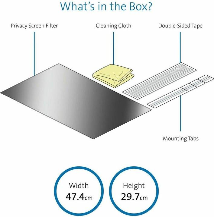Produktbild Kensington Blickschutzfilter (22", 16:10)