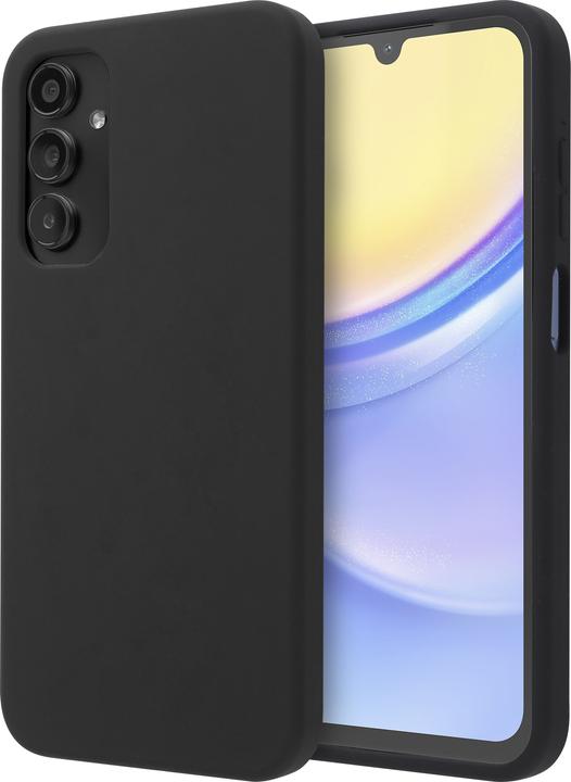 Actual product image FoneKit Liquid Silicone Case, Samsung Galaxy A55, black (Samsung Galaxy A55)