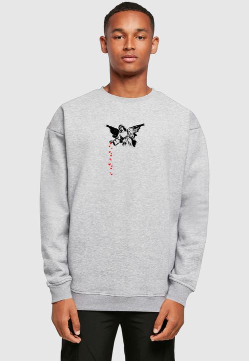 Produktbild Merchcode Banksy - Angel Hearts Sweat Crewneck - 192761 (L)