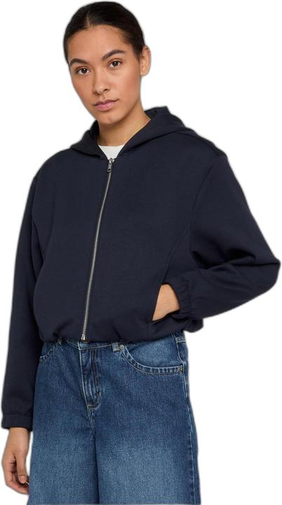 Produktbild Urban Classics Ladies Scuba Zip Hoodie navy M (M)