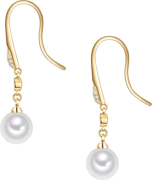 Immagine prodotto Lulu & Jane Perlina in ottone con conchiglia in vetro da donna in oro giallo - 29493 (Ottone)