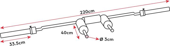 Produktbild Gladiatorfit Safety Squat Bar