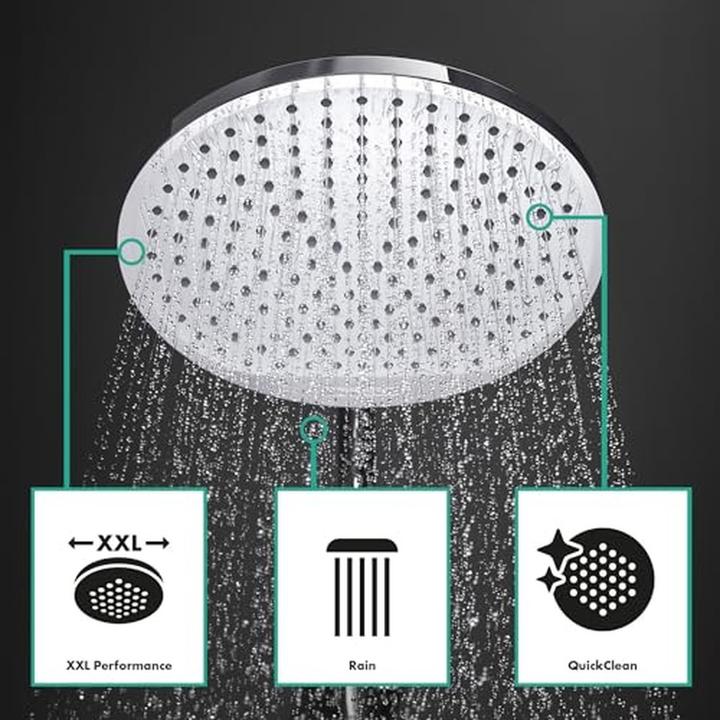 Actual product image hansgrohe Showerpipe CROMETTA S 240 1JET