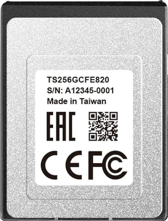 Produktbild Transcend CFexpress 820 (256 GB, CFexpress Typ B)