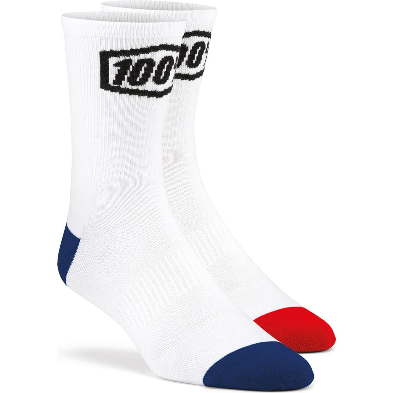 100%, Unisex, Sportsocken, Terrain (S/M), Weiss