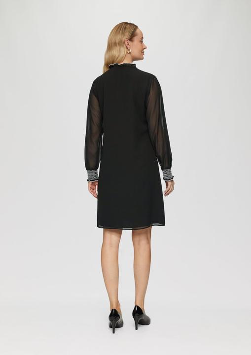 Image du produit S.Oliver Kleid Chiffonkleid mit Kontrast-Details (40)