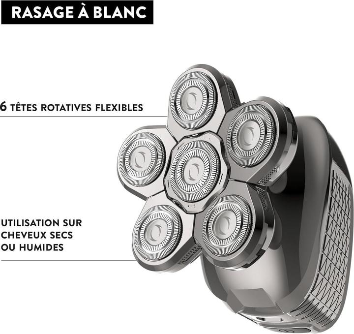 Image du produit Jean Louis David Haarschneidegerät JLD 360 XTREME HEAD SHAVER 6 Stücke